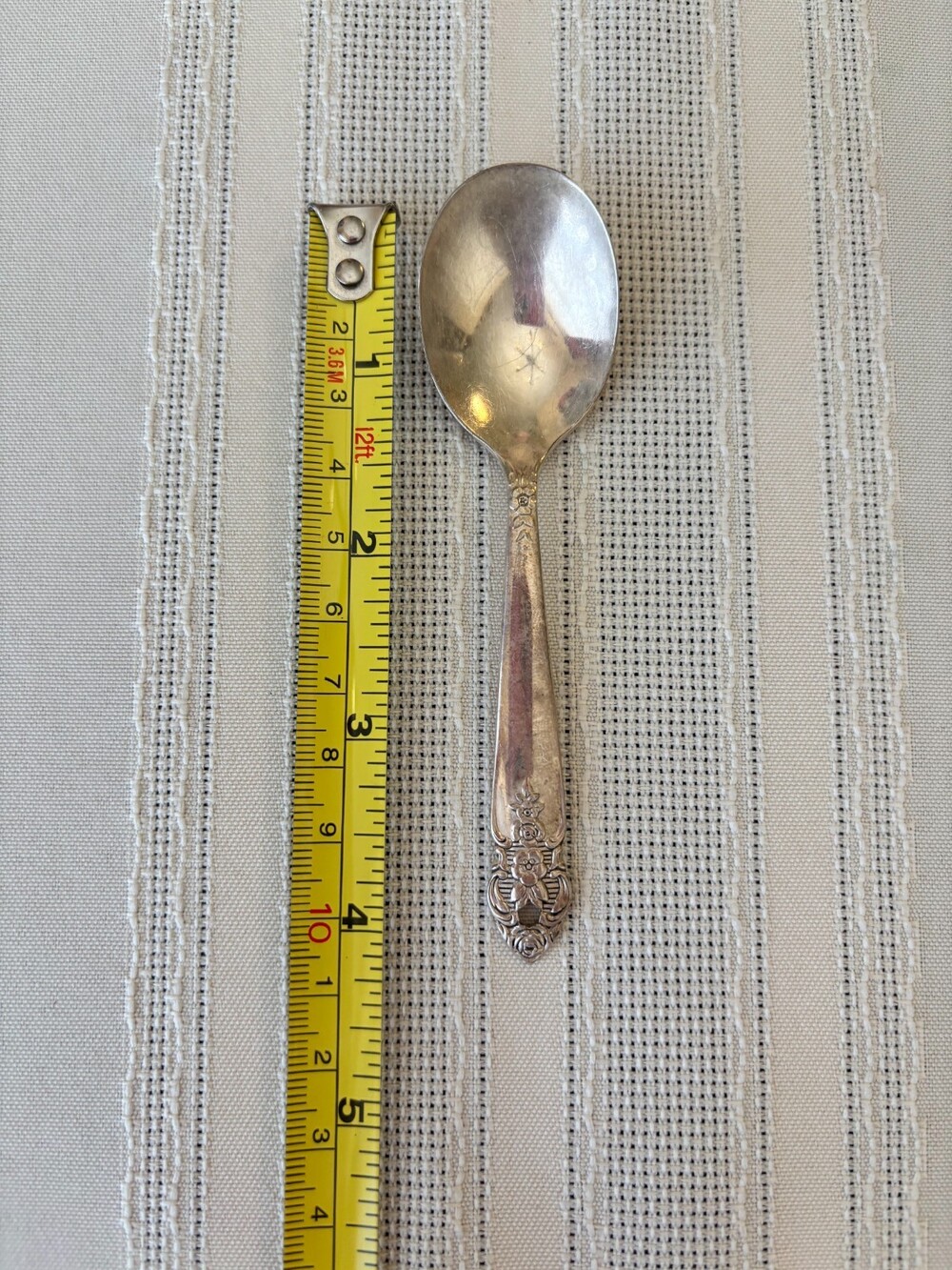 Oneida Prestige Plate DISTINCTION 1951 Demitasse Spoon 4-1/4" Silverplate 4 Star